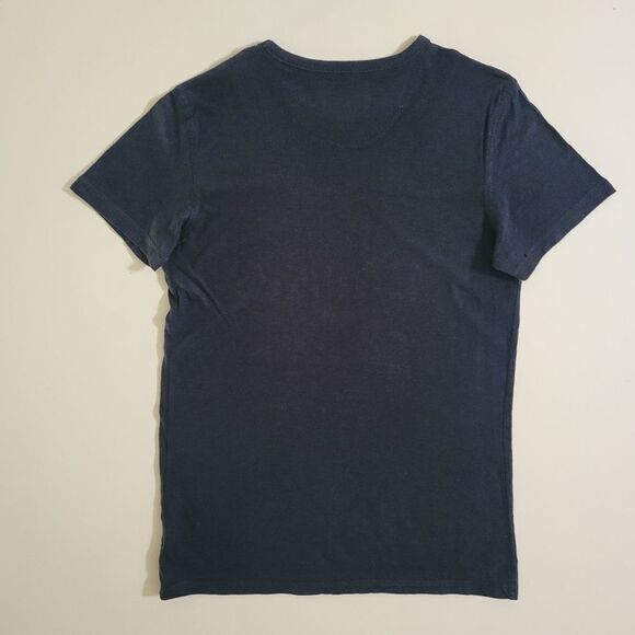 American Eagle Outfitters Men's Black Appliquéd Crewneck Short Sleeve Tee - Picture 11 of 12